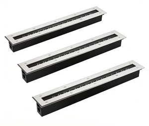 IP65 Waterproof Stainless Steel Linear Recessed LED Underground Light 5-36W Outdoor Park Step Patio Pathway Landscape Lighting