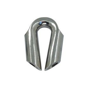 Wire Rope Accessories Stainless Steel Tube Thimble Marine Grade