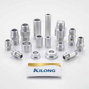 Factory Direct 304/316 Stainless Steel Double External Threaded Fittings Universal Pipe Connectors For Fluid Transfer
