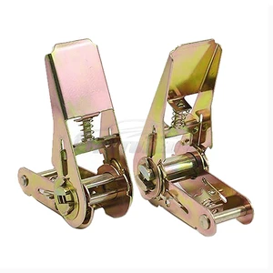 High Quality 1inch/25mm 700kg/800kg/1000kg Multi-Color Customizable Colors Alloy Steel Ratchet Buckles Breaking Strength for