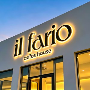 Custom Outdoor LED Channel Letters Sign Halo Lit Illuminated Logo Signage For Restaurant Hotel Cafe Business OEM Manufacturer