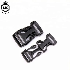 LanKe Wholesale Price 25MM and 38MM Plastic Flat Side Release Buckle for Backpack and Strapping Tape