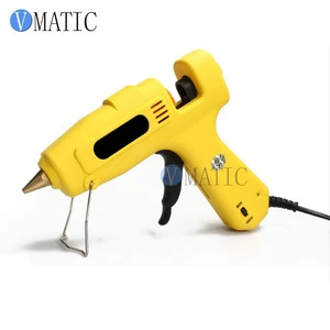 60-100W Adjustable Temperature Hot Melt Glue Gun, 220V Electric with 5 pcs Glue Sticks, for DIY, Crafts, Packaging and Repairs