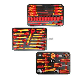 49pcs trolley box insulated tool set VDE insulated pliers wrench 1000V