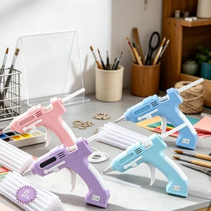 Don Feliz Portable Cordless Hot Glue Gun USB-C Rechargeable with 25 Glue Sticks for Ages 12+ Made China Arts Crafts Home Repairs