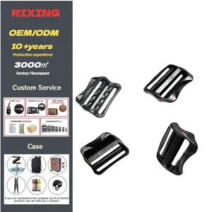 Adjustable Buckles Dual Tri Buckles For Belt Suitcase Accessories Tri-Glide Buckles Color Slider Adjust Clasp Backpack Bags