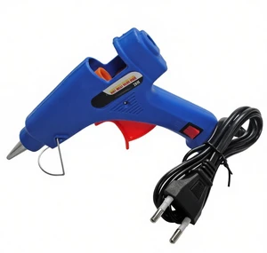 HC0022 Electric DIY Plastic Cordless Hot Melt Glue Gun with Rechargeable Battery and Copper Nozzle 20W Professional Craft Tool
