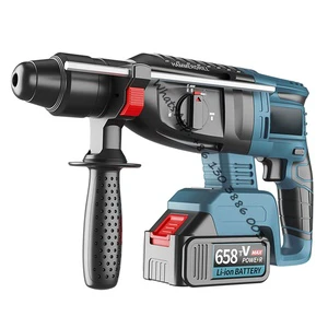 550W Industrial Brushless Rechargeable Lithium Electric Hammer High Power Impact Drill Concrete Electric Pick With SDS Chuck