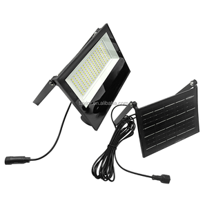 100W-300W Solar LED Floodlight Detachable Panel IP66 Fold Street Lamp Integrate Radar Human Body Sensing LED Wall Garden Light