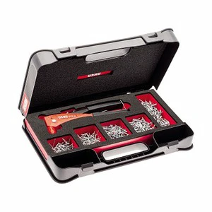 995 K Portable Plastic Tool Box Set with Screwdriver and Bits Organized Storage Case for DIY Repairs and Maintenance Tasks
