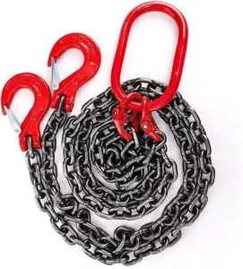 Z2LIFTING Grade 80(G80) Durable Lifting Chain Sling With Sling Hooks Double Leg Professional Chain Factory And Suppliers