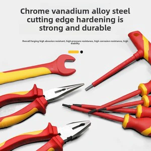 EXPLOIT 1000V VDE Certified Insulated Electric Combination Set Voltage-Resistant Pliers Screwdriver Socket Wrench OEM 1 Year