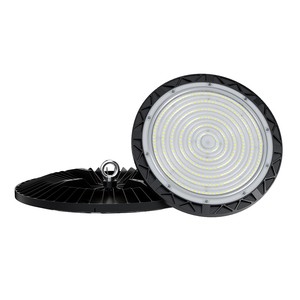 100W 150W 200W 240W 300W IP65 Industrial Lighting Highbay Round Pendant Fixture Warehouse Shop Light UFO Led High Bay Light