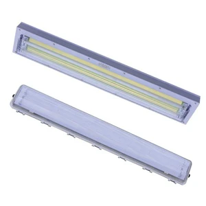 Tri-proof Light Anti Explosion 2x36w 2x18w 4ft 2ft Fluorescent Led Tube Light Fixture Self Clean Front Access
