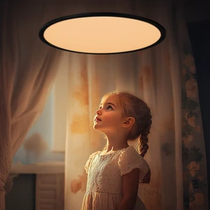 Lendian Surface Mounted Slim Round Lampara Led Panel Light 24W 30W 40W 48W 72W 96W Pendant Home Office Light