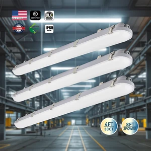 IP66 Waterproof Dustproof Anti-Corrosion Vapor Tight Weatherproof Light Triproof Led Batten Light Led Flat Tri-Proof Light