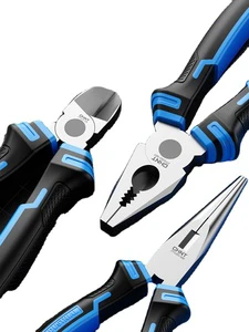 Chint Vice Pointed-Nose Diagonal Pliers High Hardness Wire Multifunctional Household Tools Electrician Special ZTGGSQ-007 Black