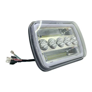 7 Inch Reflective Cup Bi LED Working Lamp High Beam Low Beam 12V 35W 25W 3000LM 6000K Offroad Truck Driving Light