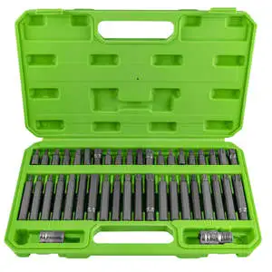 42-Key Household Tool Set with Torx Triple Square and Standard Allen Screws Manual Repair Kit