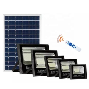 Remote Control Waterproof Floodlights Working Road Yard Garden Barn 25W 40W 60W 100W 200W 300W Led Outdoor Solar Flood Light