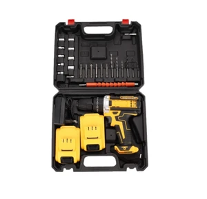 Professional Electric Impact Drill Cordless Brushless 1/2 Inch 4.0Ah Battery