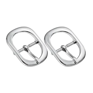 Stainless Steel Center Bar Buckle Single Prong Rectangular Belt Buckle Hook