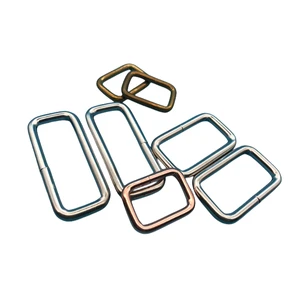 2026 Factory Custom Best Selling Metal accessories Rectangle Metal Square Belt Buckle Dee D Ring Buckle