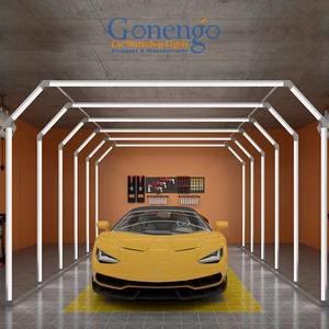 3D High Flux Led Tunnels Light for Auto Detailing Shop Car Beauty and Car Polishing Booth with Customized Size