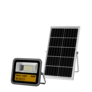 Reflection Cup LED Solar Flood Light IP65 Light-sensitive Control Big Solar Panel Long Lasting 10-12 Hours Aluminum+Glass