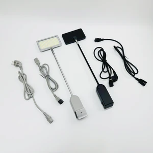 Led Exhibition Lights SMD 16W 25W Long Arm LED Spot Light with Roll-Up Stand - Exhibition Booth Lighting, Pull-Up Banner Display