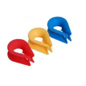 Manufacture Nylon Rope Thimble Plastic Thimbles for Secure Fastening for Outdoor Amusement climbing children net
