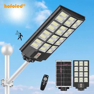 Hofoled 1000W 2000W 3000W Sensor Solar Street Light Aluminum Remote Control Waterproof Solar Powered Solar Light Outdoor