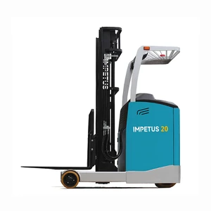 Side Stand Top Sale 2T 4 Ton Forklift Battery 48v Reach Truck Lift Narrow Aisle Electric
