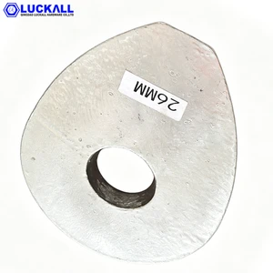 DIN 3091 Solid Thimbles for Wire Ropes Hot Dip Galvanized INCH Type Q235 Carbon Steel 26MM-luckall/OEM/LK/ODM