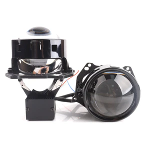 Auto Lighting System DC12V Bi Led Projector Lens 3 Inch 65W 6000K Bi Led Projector Lens Dual Lamp Cup