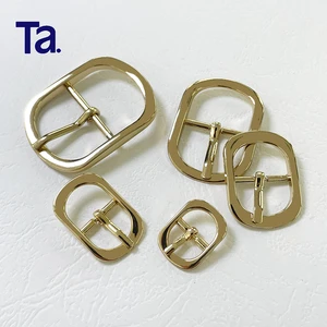 TANAI 12/14/19/23/31mm Metal Buckles Fashion Durable Handbag Buckle Accessories Oval Shaped Pin Buckle for Bags Shoes Garment