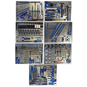 EVA Foam Tool Tray Set 526pcs Customizable Tool Set ODM Steel Storage Kit for Workshop