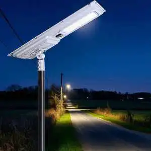 Super Bright City Road Lighting 180lm/w IP65 Outdoor Solar Street Light with Motion Sensor Remote Control Optional