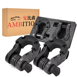 AMBITION Shackles 68000 Lbs Capacity Tow Shackle & 7/8