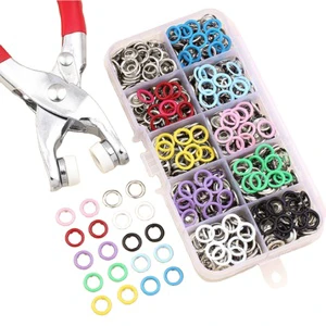 Garment accessories custom covered five claw ring 9.5mm metal five-prong buckle press button
