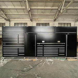 Customizable White Heavy Duty Steel and Iron Workbench Garage Furniture with Drawers OEM Supported Tool Chest & Tool Cabinet
