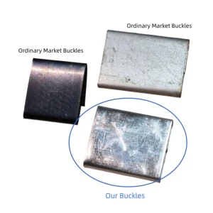 Factory Price Manual Packing Belt Buckle Deep Tooth Anti-slip Durable Eco-Friendly Industrial Use Half-open