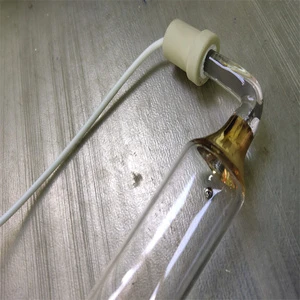 Single-Ended 3KW UV Curing Lamp 360-400nm Wavelength Quartz Tube Lamp Glass Metal Office Home Medical Use 380V 220V