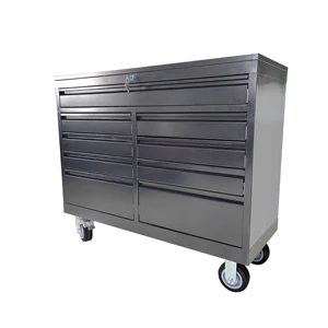 Tool Steel Chest Storage Mechanic Metal Cabinet Rolling Tool Box Cabinet 9 Drawers 46 Inch Car Repair Shop Barber Tattoo Parlour