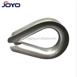 DIN6899A High Quality Thimble Manufacturer Hot Dip Galvanized European Type Wire Rope Thimble
