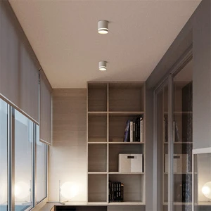 5 Inch Dimmable Low Profile Surface Mount Ceiling Light With Edgelit Technology, Indoor & Outdoor, Wet Location, ETL Rated