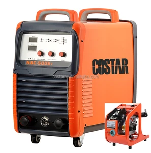 Maquina de soldar semi-automatic mig500EY welding machine with carbon arc gouging 450Amp powerful mag/mig mma weld device