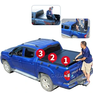Pickup Truck Retractable Bed Cover Roller Lid Hard Tonneau Cover for toyota Hilux Vigo Revo 2022 Great Wall Steed