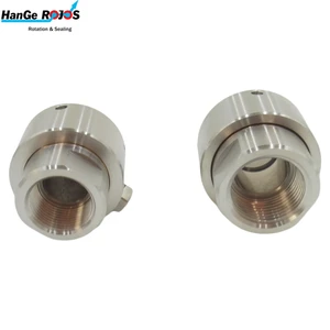 JR Direct 1 Inch 3/4 Inch BSPT Threaded Jaw-Jaw Rotary Swivel Water Oil Air Rotary Union/Joint 200 Bar Pressure 50 RPM Polished
