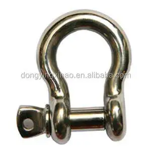 Stainless Steel 316 Rigging Hardware European Bow Shackle